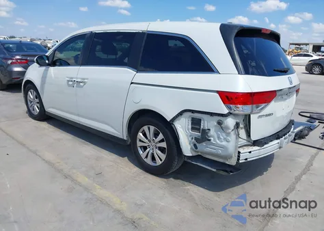 2017 Honda Odyssey Ex-L из США, поврежденный, VIN 5FNRL5H66HB021775